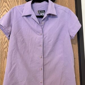 Columbia Lavender Women's Button-Up Shirt